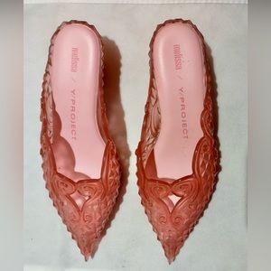 Melissa Y Project Court Shoe Jellies Plastic mules size 6 2024 NEW